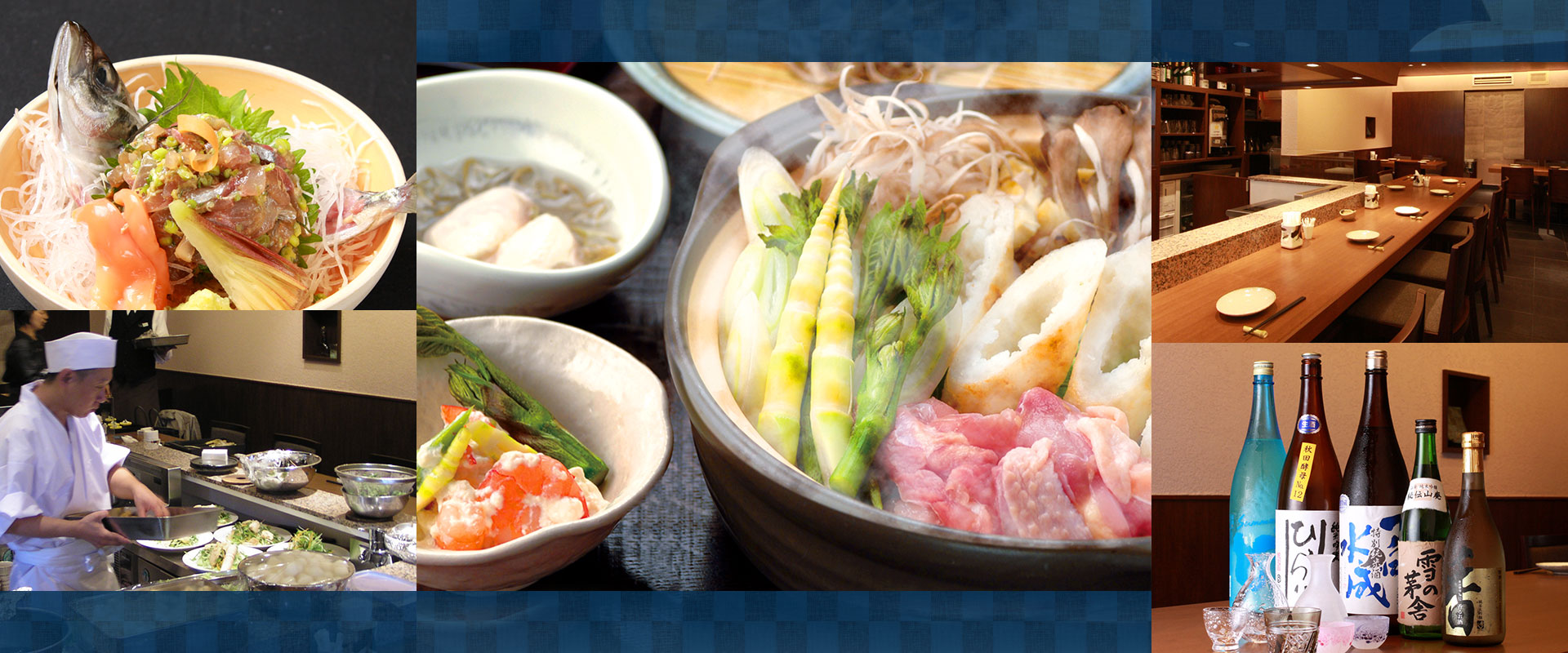 神奈川県厚木市の「四季旬菜 まんま」で、秋田の食材（比内地鶏・山菜・茸・日本酒）存分に味わって下さい。